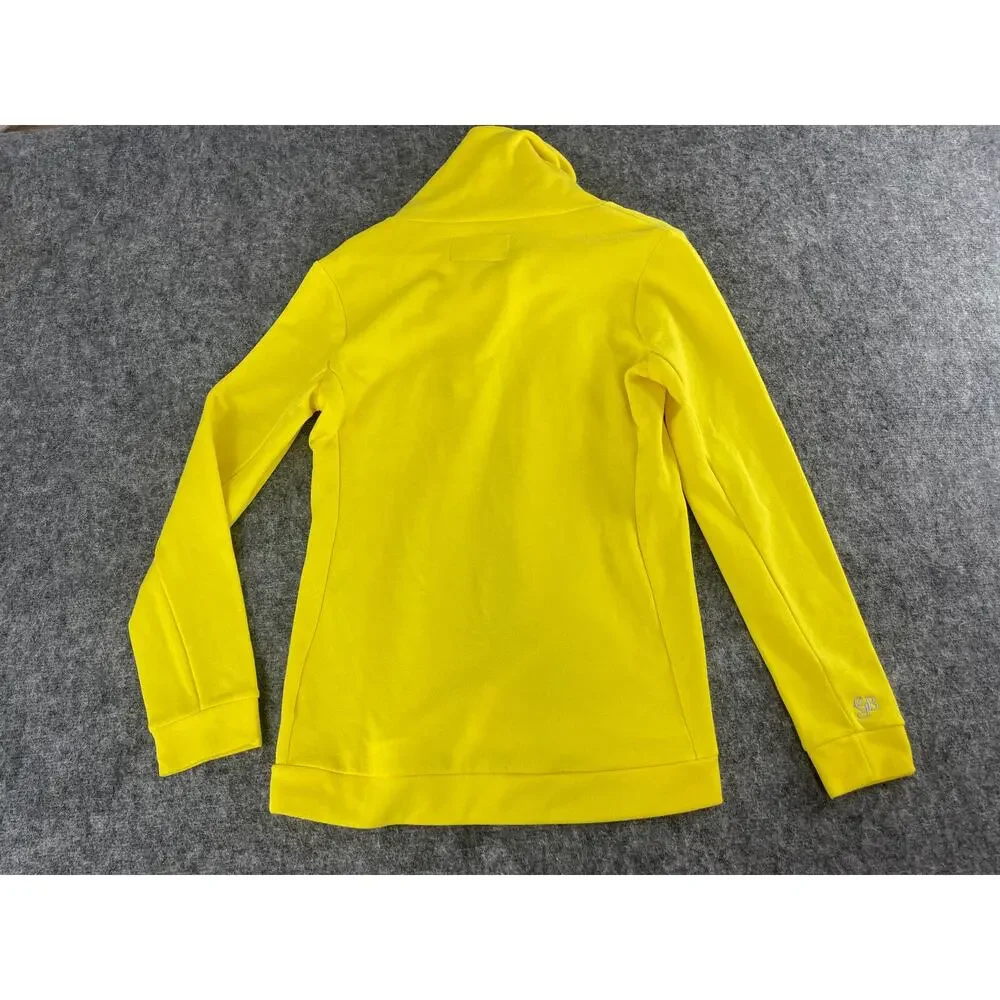 Oakley Gretchen Bleiler Sweater Women Large Sweatshirt Yellow Pullover N87
